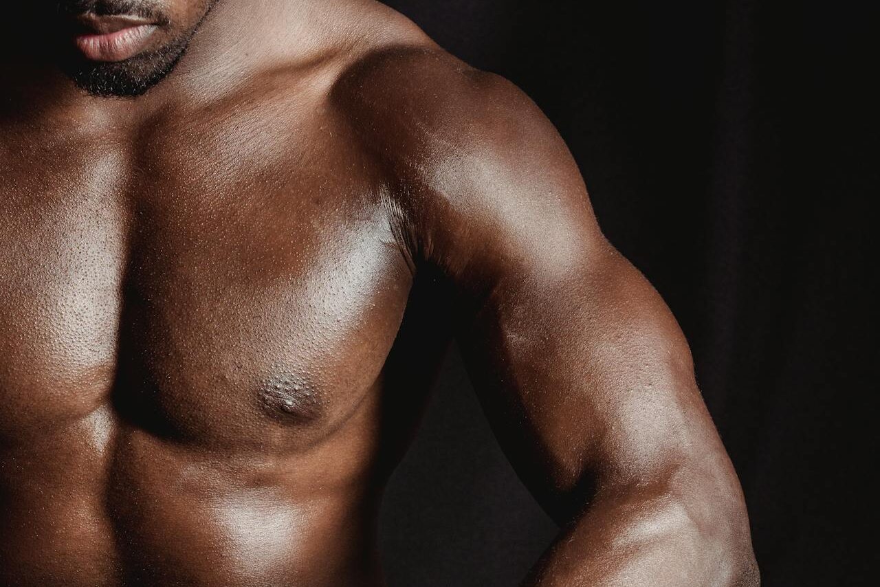 A man enjoys a sleeker, more chiseled look with laser hair reduction in Lancaster.